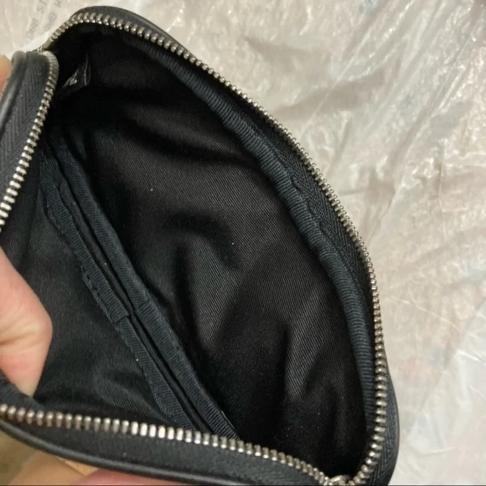 Coach vintage y2k black gray mini signature c case